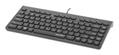MANHATTAN Slim USB Mini-Tastatur 1.5m Kabel schwarz