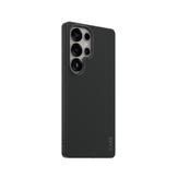 PanzerGlass CARE Galaxy S25 Ultra Fashion deksel (sort) Slank design, glatt grep, laget av resirkulert materiale (CRRFABCG38488)