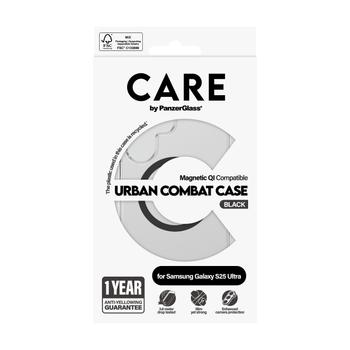 PanzerGlass CARE CASE URBAN CB TRANS W. BLACK QI SAMSUNG S 2025 ACCS (CRRFUBQG38488)