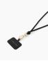 iDEAL OF SWEDEN CORD PHONE STRAP BLACK ACCS (IDCDSSI23-01)