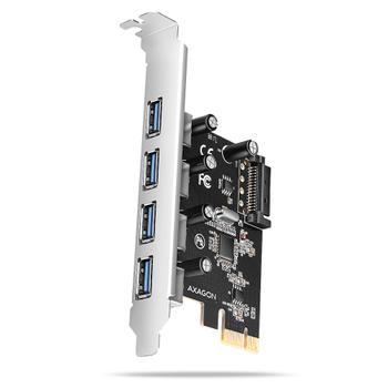AXAGON *PCEU-430RS kontroler    PCIe, 4x port (PCEU-430RS)