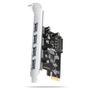 AXAGON *PCEU-430RS kontroler    PCIe, 4x port