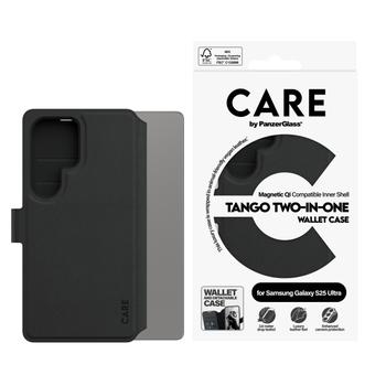 PanzerGlass CARE Tango Two-in-One Wallet Samsung Galaxy S25 Ultra Svart (CRRFTWLG38488)