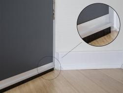 DELOCK Brush strip 40 mm with aluminium profile straight 1m (66651)