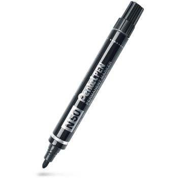 PENTEL N50 permanent marker 2mm sort (2405101*12)