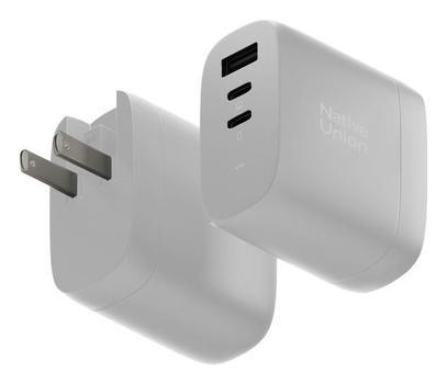 NATIVE UNION Fast Gan Charger Pd 67W White (FAST-PD67-WHT-2CA)