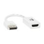 TRIPP LITE TRIPPLITE DisplayPort to HDMI Active Adapter Video Converter M/F 4K 60Hz DP 1.2 HDCP 2.2 6inch