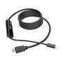TRIPP LITE USB C to HDMI Adapter Cable Converter UHD Ultra High Definition 4K x 2K @ 30Hz M/M USB Type C, USB-C, USB Type-C 6ft 6' - External video adapter - USB-C 3.1 - HDMI - black (U444-006-H)