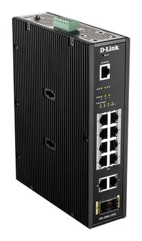 D-LINK 12 Port L2 Industrial Smart Managed Switch with 10 x 1GBaseT(X) (DIS-200G-12PS)