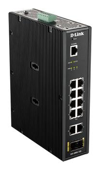 D-LINK 12 Port L2 Industrial Smart Managed Switch with 10 x 1GBaseT(X) (DIS-200G-12S)