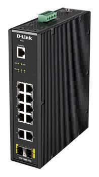 D-LINK 12 Port L2 Industrial Smart Managed Switch with 10 x 1GBaseT(X) (DIS-200G-12S)