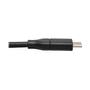 TRIPP LITE TRIPPLITE USB-C to HDMI Adapter Cable M/M 4K 60 4:4:4 Thunderbolt 3 Compatible Black 6ft. 1.8m (U444-006-H4K6BE)