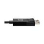 TRIPP LITE Eaton Tripp Lite Series USB C to DisplayPort Adapter Cable USB 3.1 Gen 1 Locking 4K USB Type-C to DP, USB C to DP, 3ft - DisplayPort cable - 24 pin USB-C (M) reversible to DisplayPort (M) locking - US (U444-003-DP-BE)