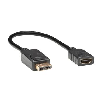 TRIPP LITE TRIPPLITE DisplayPort to HDMI Video Adapter Video Converter M/F HDCP Black 1ft. (P136-001)