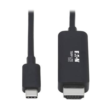 TRIPP LITE USB-C TO HDMI ADAPTER CABLE M/M 4K 4:4:4 THUNDERBOLT 3 COMPATIBL CABL (U444-006-HBE)