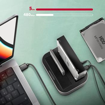 AXAGON ADSA-DC, USB-C 5Gbps - 2x SATA (ADSA-DC)