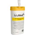 Desinfektionsserviet,  Hand care, 18x18cm, hvid, til hånddesinfektion, antibakteriel,  engangs