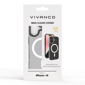 VIVANCO Mag Clear Cover iPhone 16 Clear (64250)