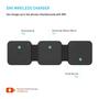 FIXED Flex Samsung 3in1 Foldable wireless charger - Black (FIXFLE-SA-BK)