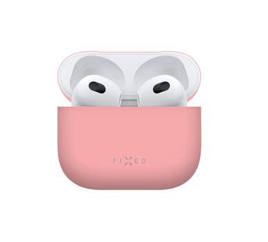 FIXED Silky Silicone case for Apple Airpods 3 Pink (FIXSIL-816-PI)