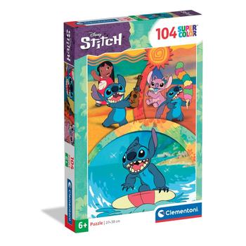CLEMENTONI 104 pcs Puzzles Disney Stitch  (25042)