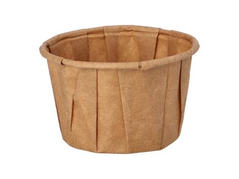 PAPSTAR Dressingbeger PURE papp 50ml brun (250) (37074)