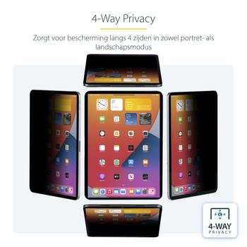 STARTECH 4-Way Privacy Screen For 11inch iPad Pro For Portrait/ Landscape Orientations Touch-Enabled +/- 30 Deg. View (11IP-PRIVACY-SCREEN)