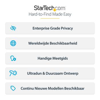 STARTECH 4-Way Privacy Screen For 13inch Surface Pro 8/9/X Laptop Portrait/ Landscape Touch-Enabled +/- 30 Deg. View (13SP-PRIVACY-SCREEN)