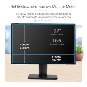 STARTECH 27-Inch 16:9 Computer Monitor  (2769A-PRIVACY-SCREEN)