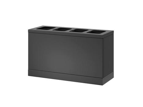 bica Basic 831 affaldsstation 4x10L antracit (831-0407016-3)