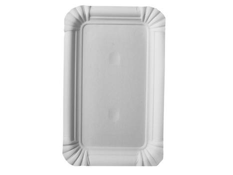 PAPSTAR Tallerken PURE papp 10x16cm hvit (25) (81196)