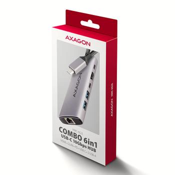 AXAGON HMC-6L2L 2xUSB-A HDMI4K 1x USB-C PD10 (HMC-6G2L)