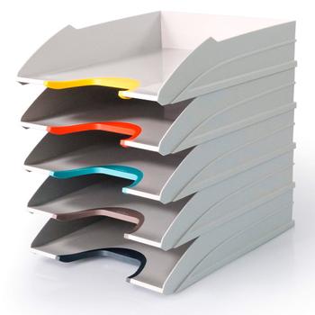 DURABLE Varicolor Mix brevbakkesæt A4 grå (770427)