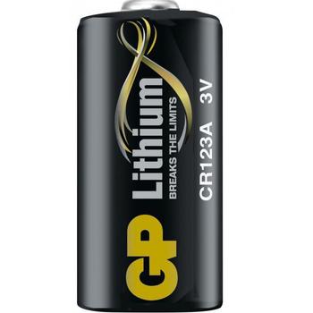 GP LITHIUM BATTERY CR123A (102032)