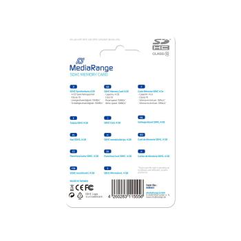 MediaRange SD Card 4GB SDHC CL.10 (MR961)