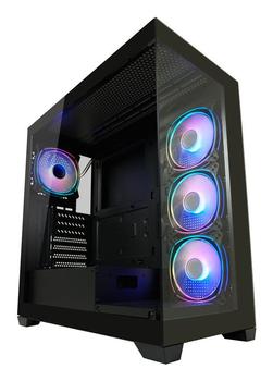 LC POWER Case Midi LC-715B-ON Shaded Gaming Black 2 (LC-715B-ON)