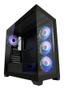 LC POWER Case Midi LC-715B-ON Shaded Gaming Black 2