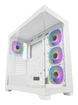 LC POWER Case Midi  LC-715W-ON Shaded Gaming White 2 (LC-715W-ON)