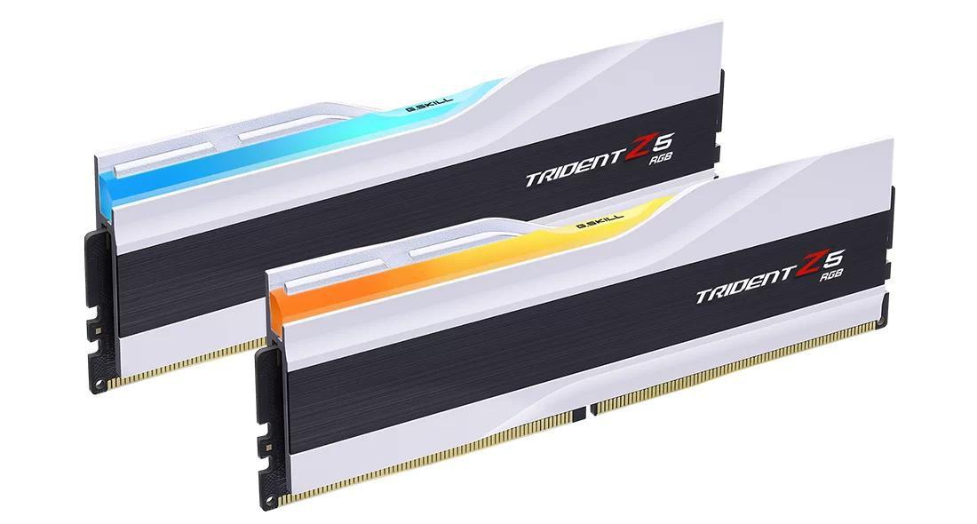 Trident Z5 RGB DDR5-6000 - 32GB - CL28 - Dual Channel (2 pcs) - Intel XMP - Hvit med RGB