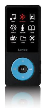 LENCO Mp3 Player 8 Gb Black, Blue (XEMIO-860BU)