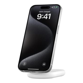 BELKIN BOOST CHARGING STAND MAGNETIC QI2 15W WHITE ACCS (WIB007VFWH)
