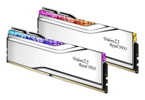 G.SKILL 32B (2x16) DDR5 6400MHz Trident Z5 Royal Neo RGB Silver (AMD) CL30 1.40V (F5-6400J3039G16GX2-TR5NS)