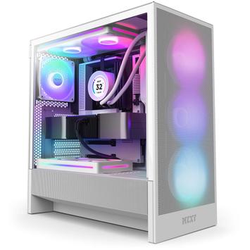 NZXT H5 Flow RGB (2024) White E-ATX (CC-H52FW-R1)
