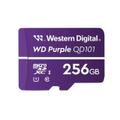 WESTERN DIGITAL Purple 256GB Surveillance microSD XC Class - 10 UHS 1