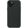 DECODED Leather Backcover iPhone 15 Plus Svart