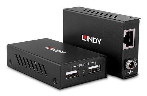 LINDY 100m 2 Port USB 2.0 Cat. 6 (43408)
