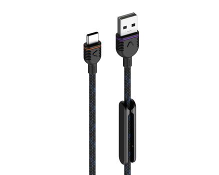 UNISYNK USB-A - USB-C Cable 1,2m Black (10161)