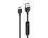 UNISYNK USB-A - USB-C Cable 1,2m Black