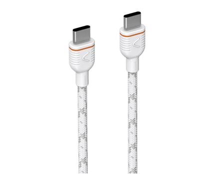 UNISYNK USB-C to USB-C Cable 240W White 1.2m (10470)