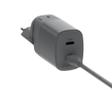 UNISYNK 2 Port Global Multi-Charger Kit 2C 35W Grey